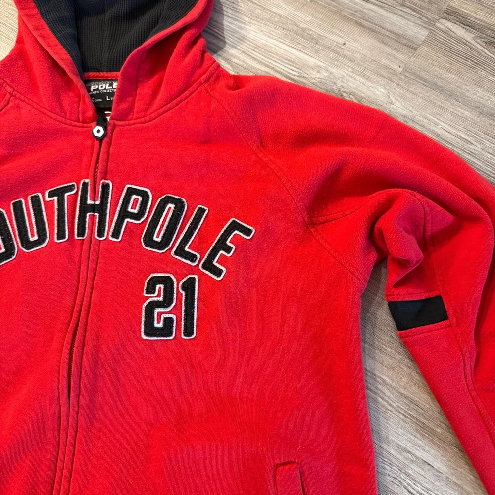 Southpole Kids Large 16-18 Vintage Y2K‎ Oversized Zip Hoodie - Picture 3 of 7